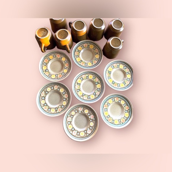 Franciscan Pottery Cups & Saucer Sets - Picture 4 of 10